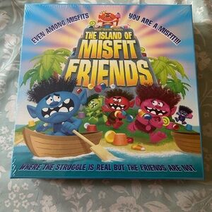 Sealed Misfit Friends Adventure Board Game - Vibrant Colors